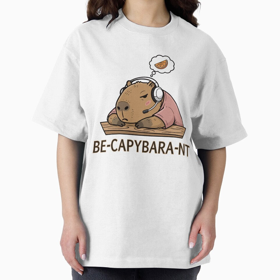 Lazy Depressed capybara Listening to Music by holywarter T-Shirts, Hoodie, Sweatshirt | BlankRebels.com (Image 2)