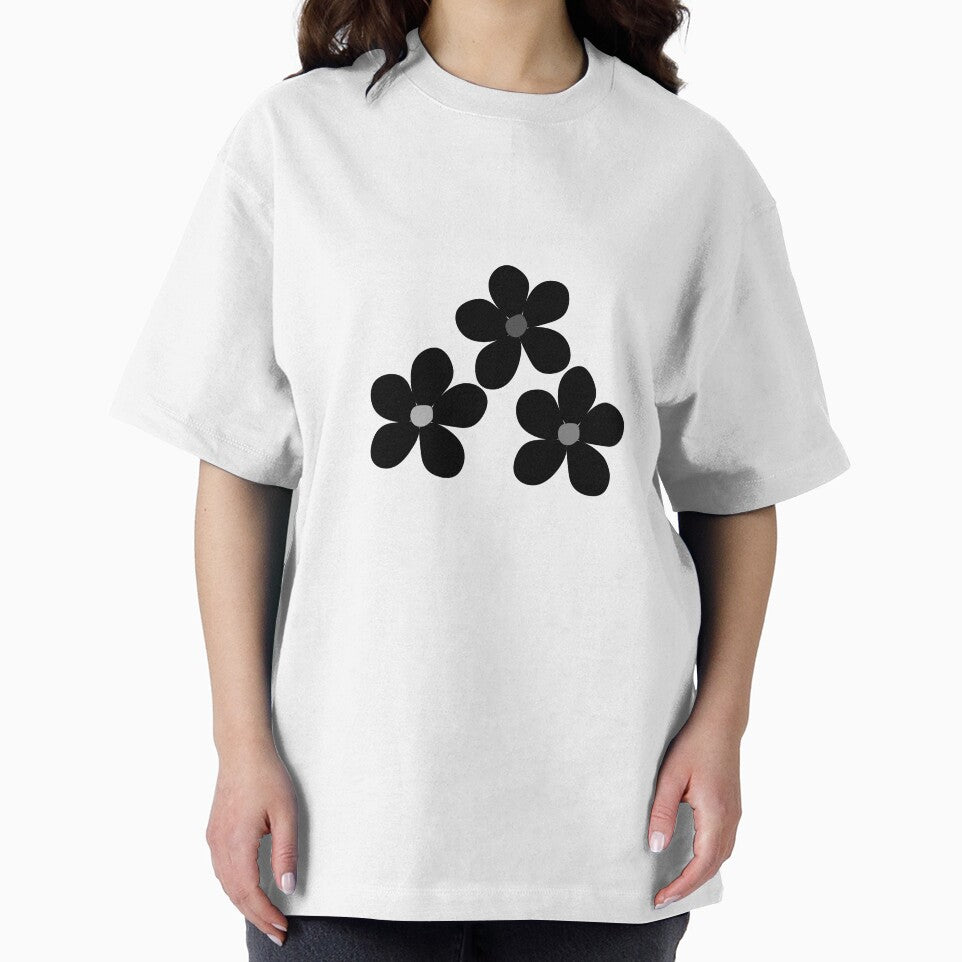 black flowers sticker by Mewnew T-Shirts, Hoodie, Sweatshirt | BlankRebels.com (Image 2)