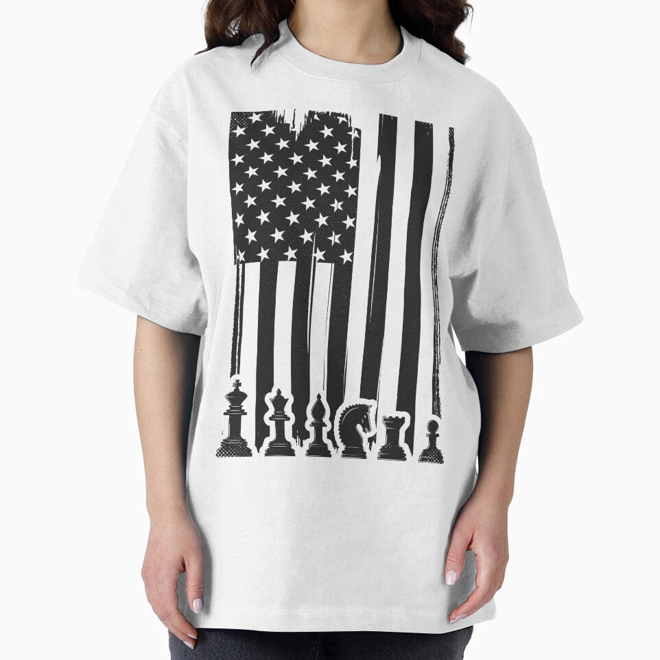 Chess Lover American Flag by Full Moon T-Shirts, Hoodie, Sweatshirt | BlankRebels.com (Image 2)