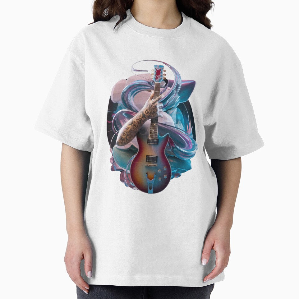 Artistic guitar lover by Lunaawga T-Shirts, Hoodie, Sweatshirt | BlankRebels.com (Image 2)