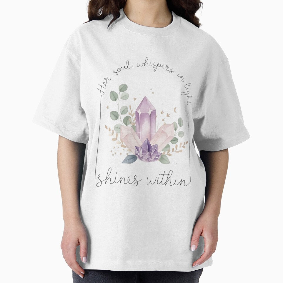 Her Soul Shines Within – Crystal Light Feminine Energy Design by Furr-n-Purr T-Shirts, Hoodie, Sweatshirt (Image 2)
