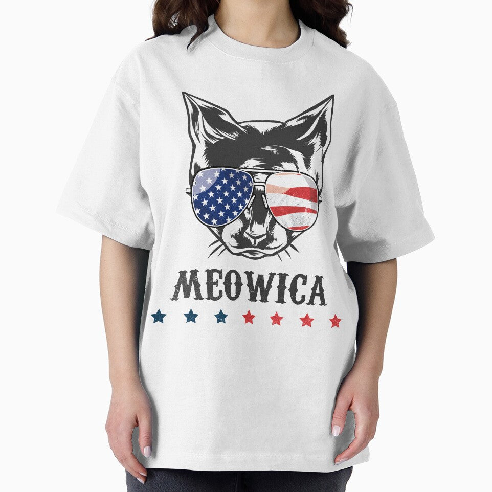 Meowica 4th of July/ Cat flag/ American Flag/ Independence day/ usa flag shirt by 88TShirt By i-Pap Hoodie,... (Image 2)
