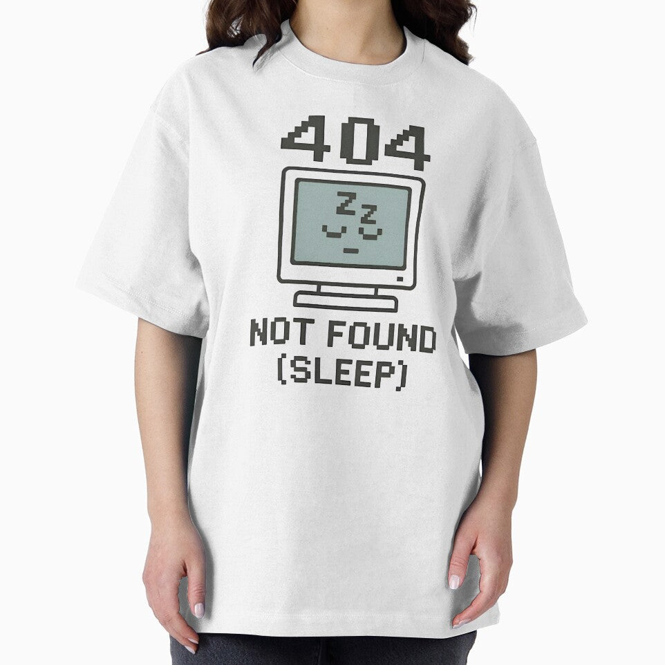 Error 404 Sleep Not Found Funny Programmer Coding Design by Zenith Design T-Shirts, Hoodie, Sweatshirt (Image 2)
