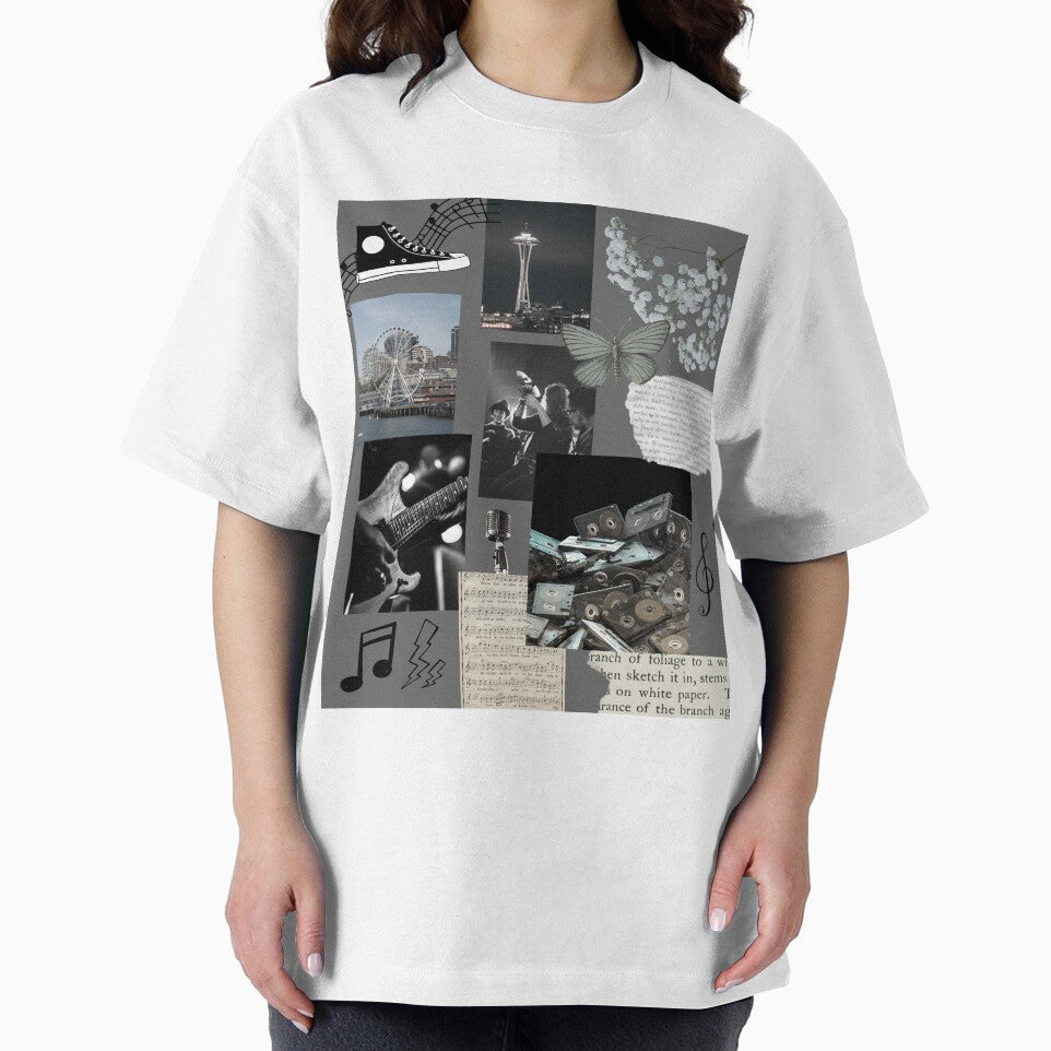 Grunge Seattle Collage 1990s by Femme Pastel Collective T-Shirts, Hoodie, Sweatshirt | BlankRebels.com (Image 2)