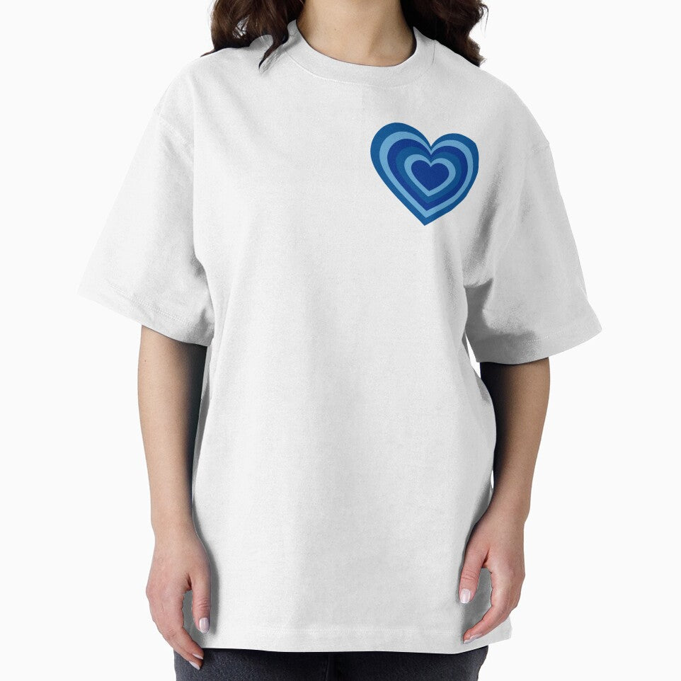 Ocean Blue Growing Heart Pattern by ZhetWai T-Shirts, Hoodie, Sweatshirt | BlankRebels.com (Image 2)