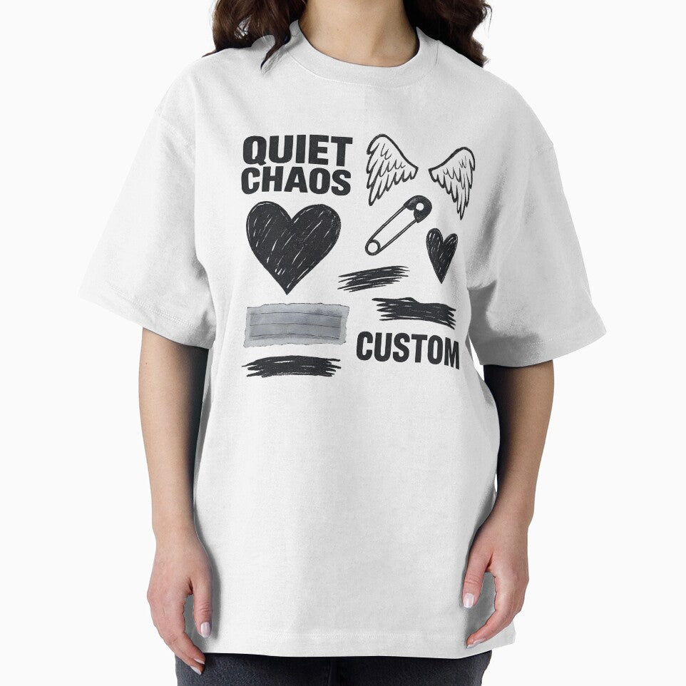 Quiet Chaos Custom – Grunge Sticker Pack by Divakar Fashion T-Shirts, Hoodie, Sweatshirt | BlankRebels.com (Image 2)
