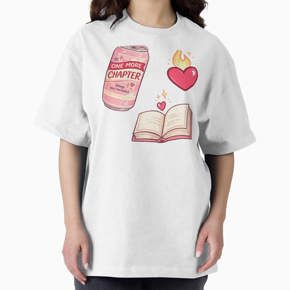 Romance Reader Sticker Pack – One More Chapter, Fiery Heart & Open Book by SnugbugStudios T-Shirts, Hoodie,... (Image 2)