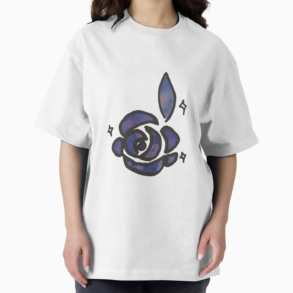 Galaxy colored rose with sparkles by Hi-im-useless T-Shirts, Hoodie, Sweatshirt | BlankRebels.com (Image 2)