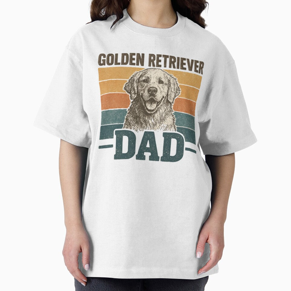 Vintage Golden Retriever Dad by JonysCreativeDesigns T-Shirts, Hoodie, Sweatshirt | BlankRebels.com (Image 2)