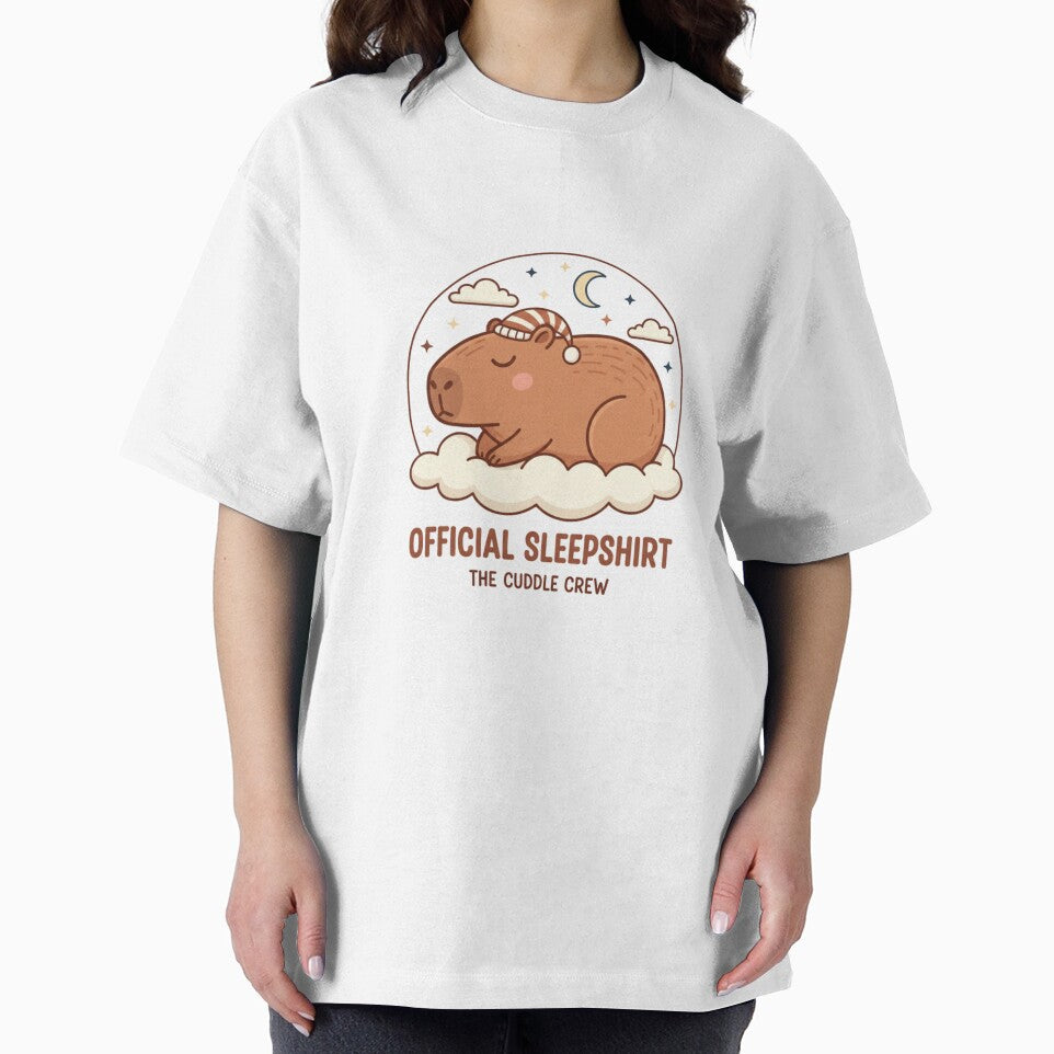 Cute Capybara Official Sleepshirt Cozy Pajama T-Shirts, Hoodie, Sweatshirt