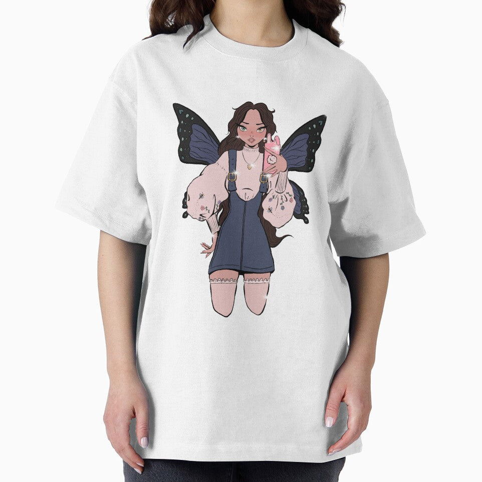 Blue Cottagecore Fairy by tulipicetea T-Shirts, Hoodie, Sweatshirt | BlankRebels.com (Image 2)