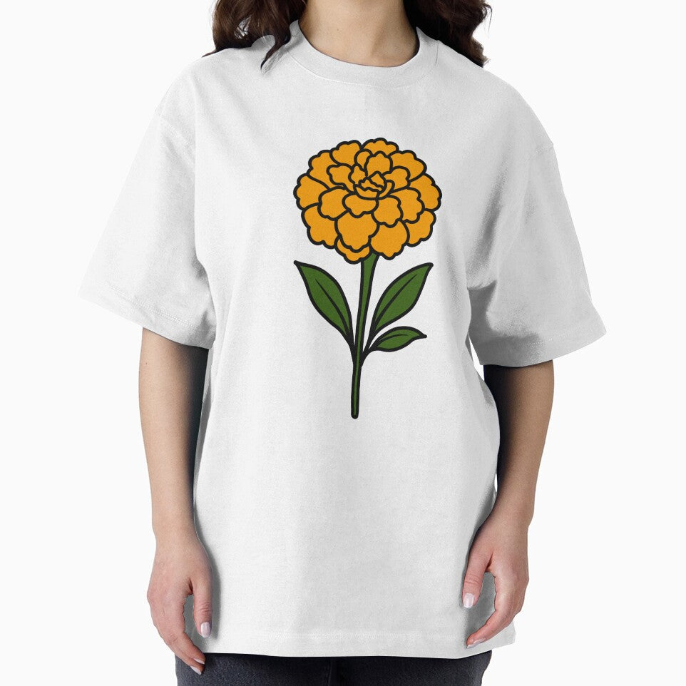 Marigold Flower Illustration by SunCraftStudio