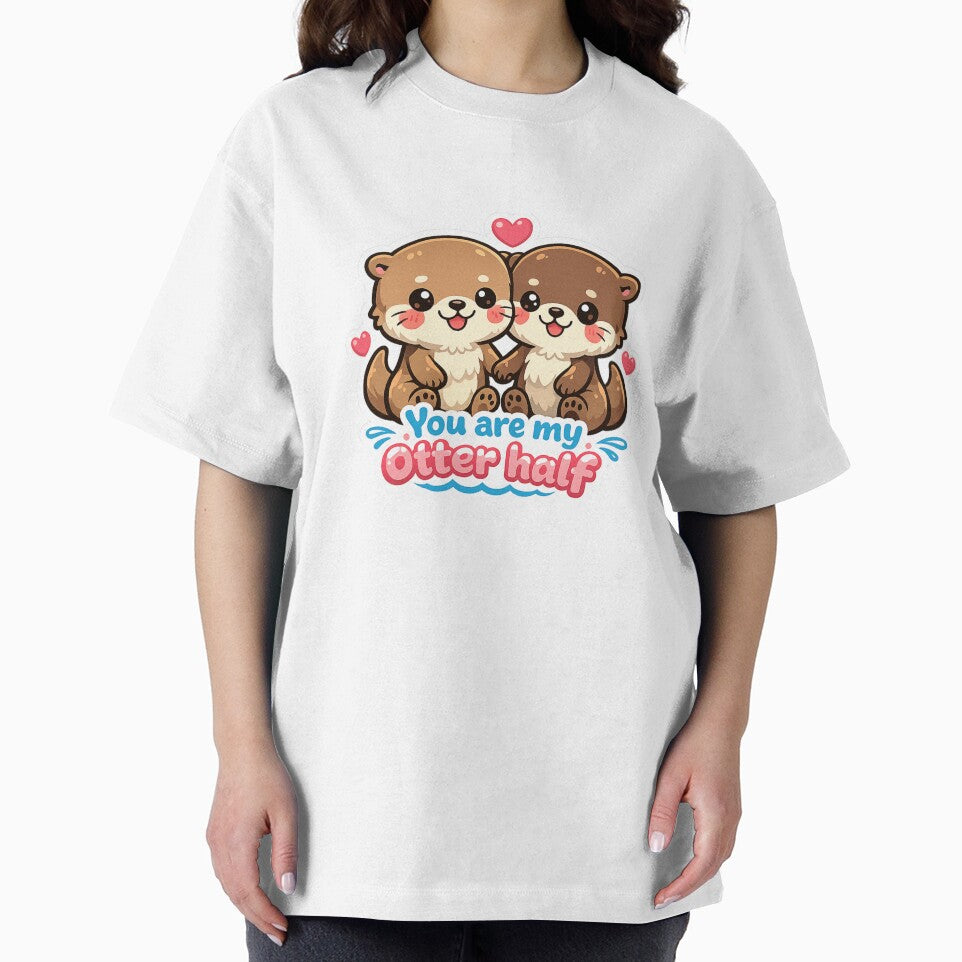 You Are My Otter Half Cute Kawaii Design by Melissa Conner