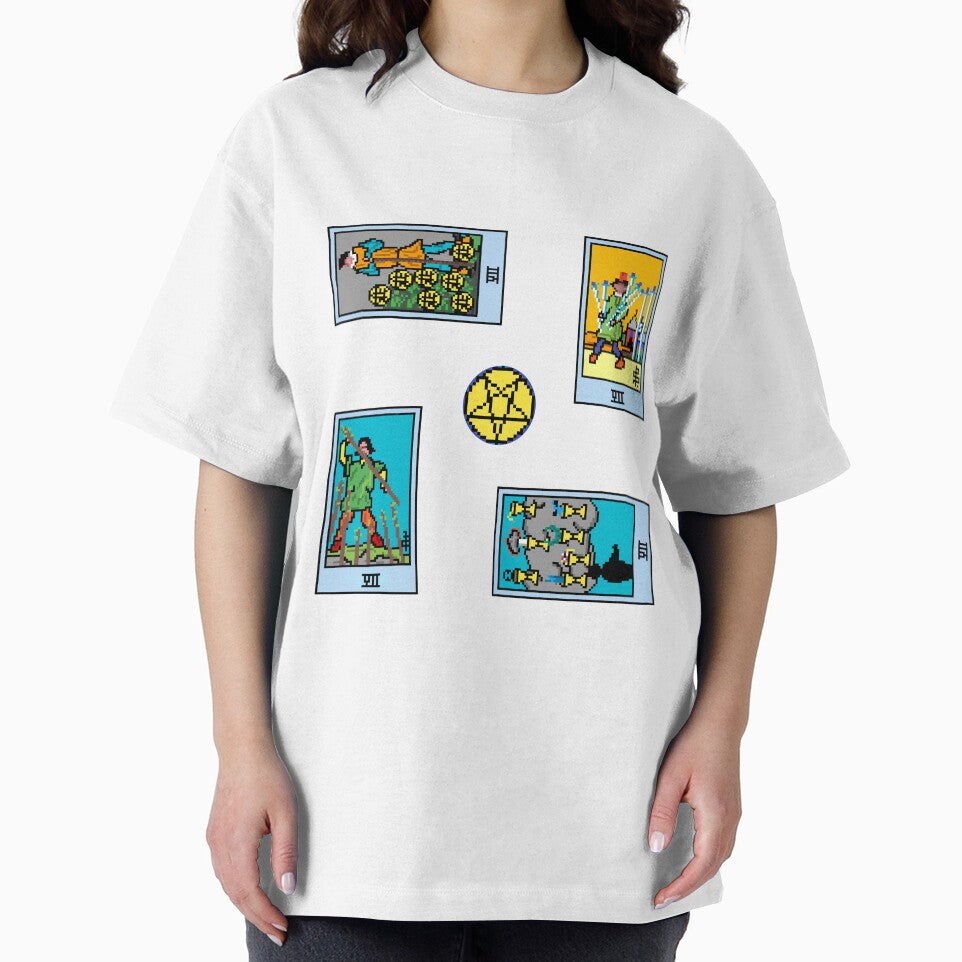 Pixel Waite Tarot Minor Arcana Sevens - 80th Sticker Pack and Magnets by Pixel Waite T-Shirts, Hoodie, Sweatshirt (Image 2)