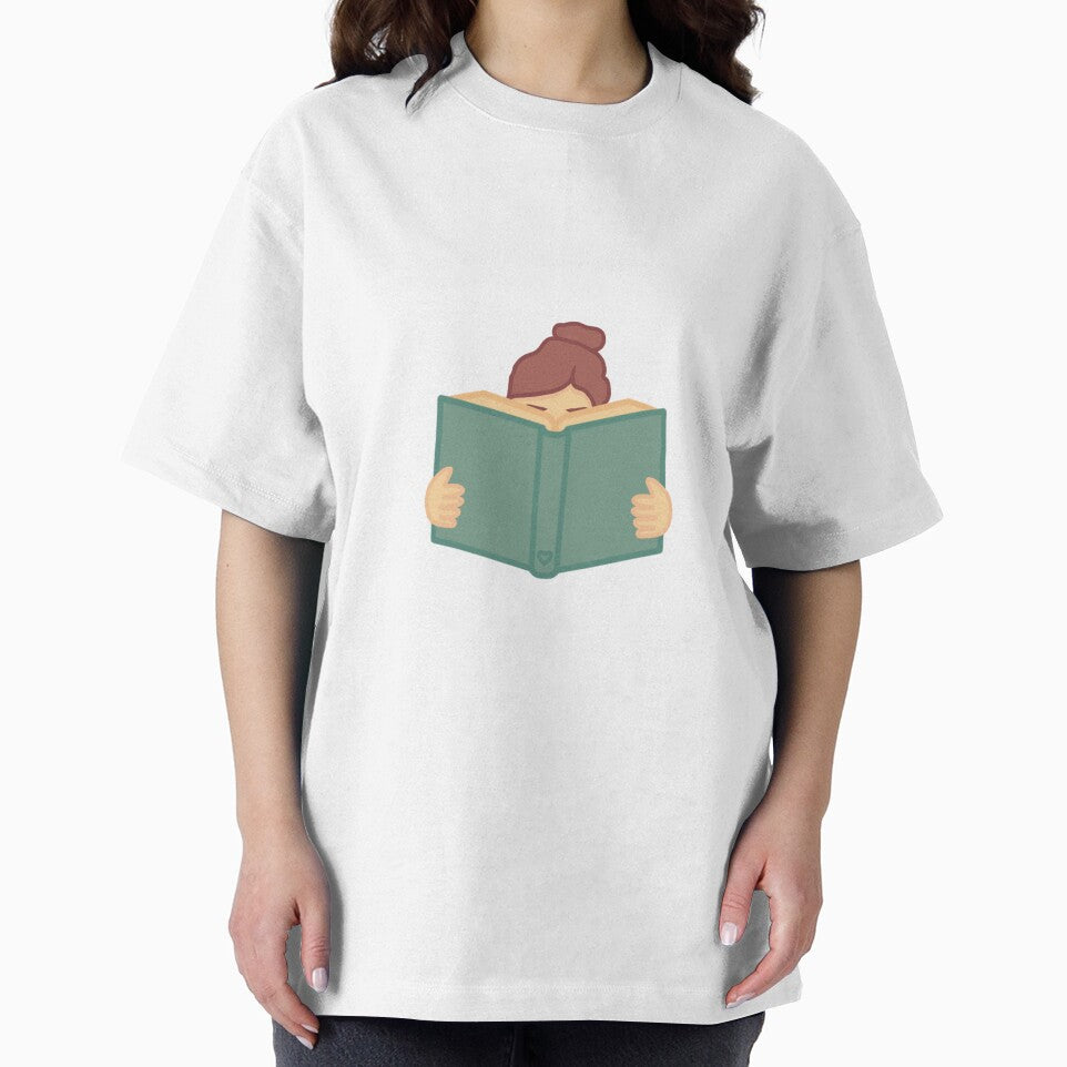 Bookworm | Green | With Background by polimatilda T-Shirts, Hoodie, Sweatshirt | BlankRebels.com (Image 2)