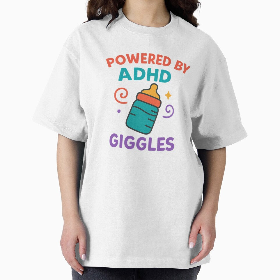 Powered by ADHD Giggles – Cute Baby Design by MomParentADHD T-Shirts, Hoodie, Sweatshirt | BlankRebels.com (Image 2)