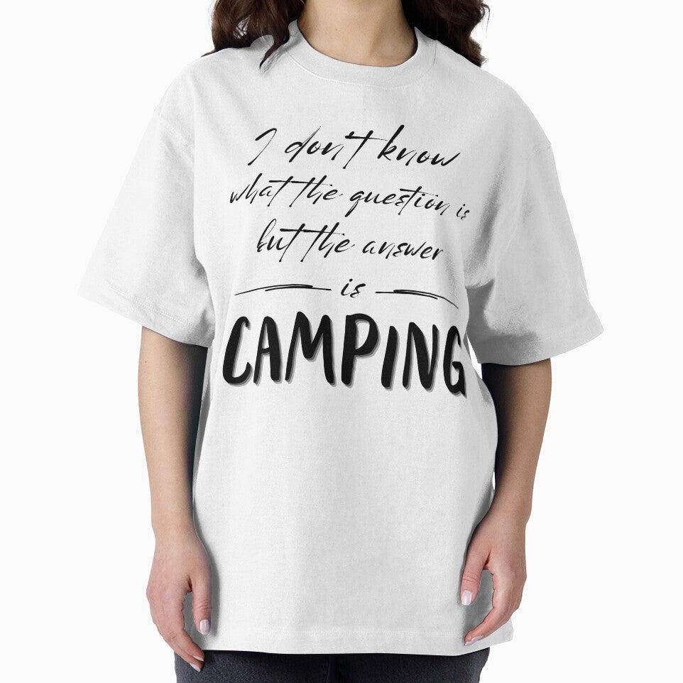 Camping is the answer by Lotta Wanderlove T-Shirts, Hoodie, Sweatshirt | BlankRebels.com (Image 2)