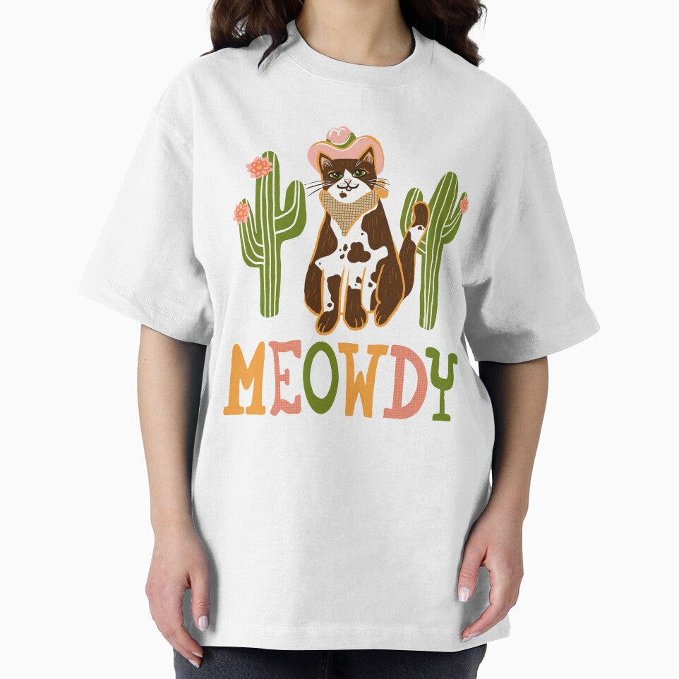 Meowdy Western Cat by chromaddict T-Shirts, Hoodie, Sweatshirt | BlankRebels.com (Image 2)