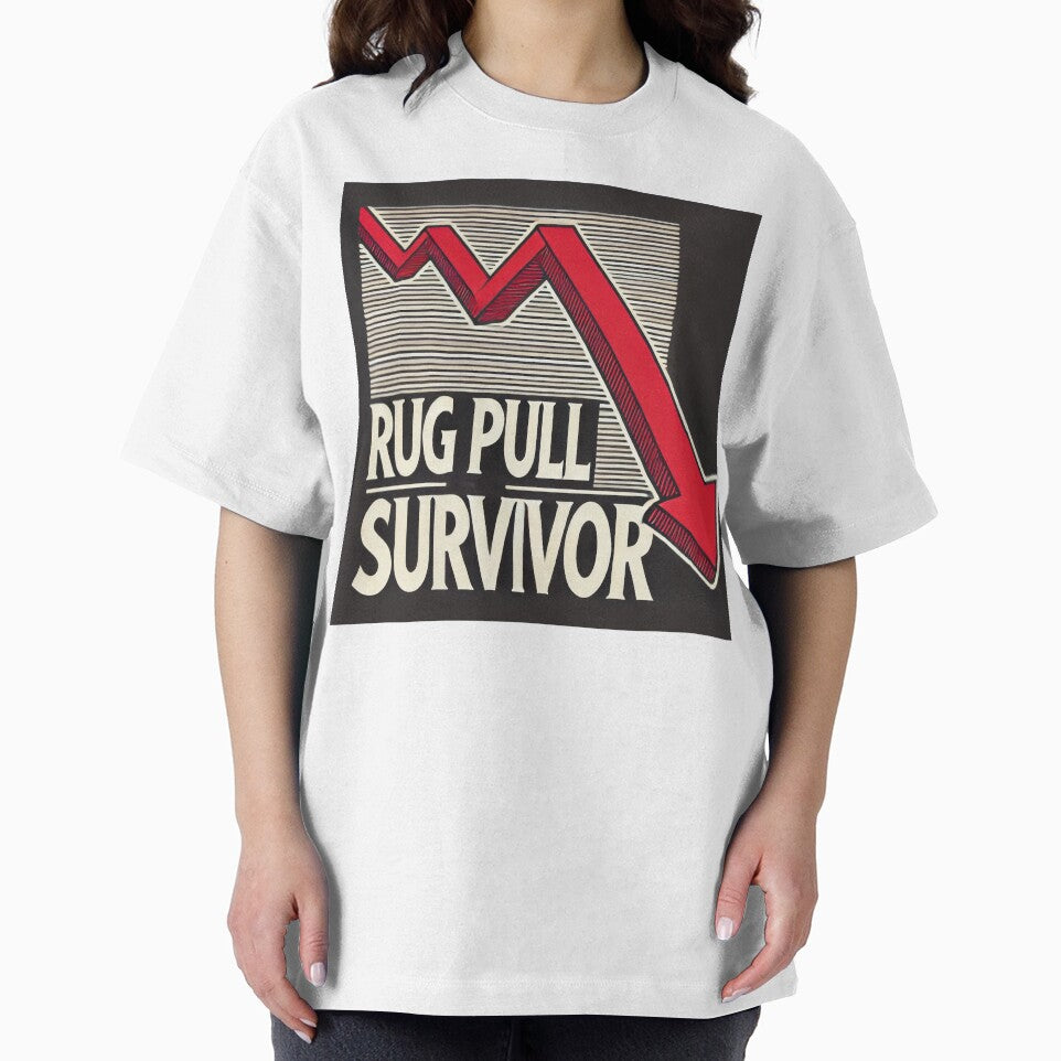Rug Pull Survivor - Crypto Meme by Glassmaster T-Shirts, Hoodie, Sweatshirt | BlankRebels.com (Image 2)