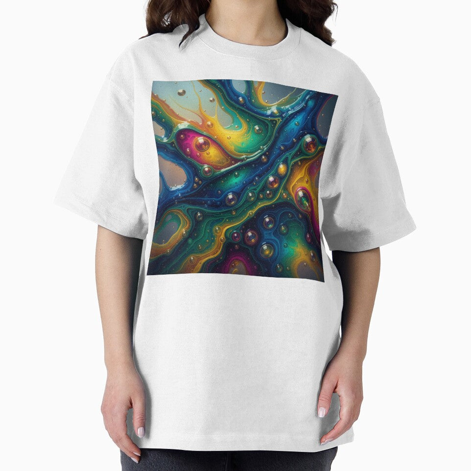 Colorful Abstract Fluid Movement by Tridentulus T-Shirts, Hoodie, Sweatshirt | BlankRebels.com (Image 2)