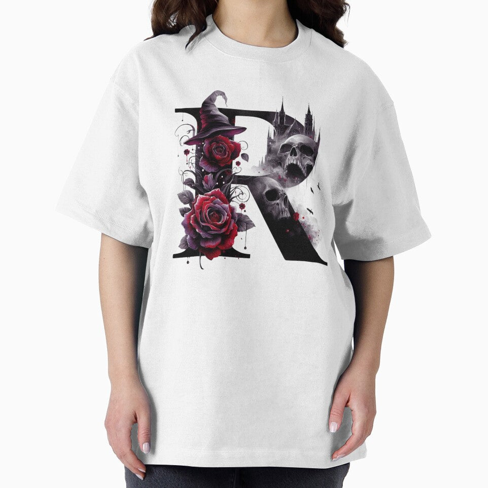 Gothic Halloween Skull and Roses R by CultDigHoriz T-Shirts, Hoodie, Sweatshirt | BlankRebels.com (Image 2)