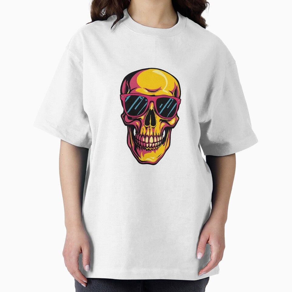 Cool Neon Skull with Sunglasses – Edgy Streetwear Skull Art by Kavya Art T-Shirts, Hoodie, Sweatshirt (Image 2)