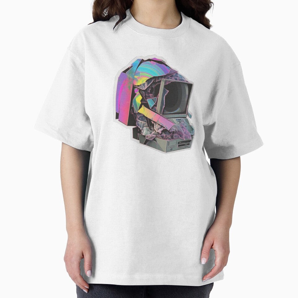 Vaporwave Droid Synthetic Cubism T-Shirts, Hoodie, Sweatshirt