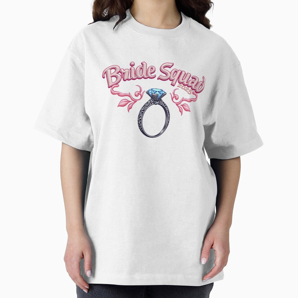 Bride Squad With Sparkling Diamond Engagement Ring by JunelOfficial T-Shirts, Hoodie, Sweatshirt | BlankRebels.com (Image 2)