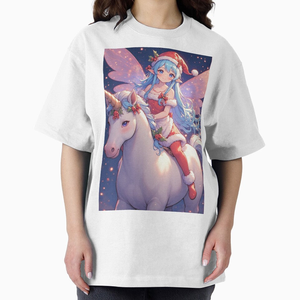 Christmas magical fairy with a unicorn by ArtsJulian T-Shirts, Hoodie, Sweatshirt | BlankRebels.com (Image 2)