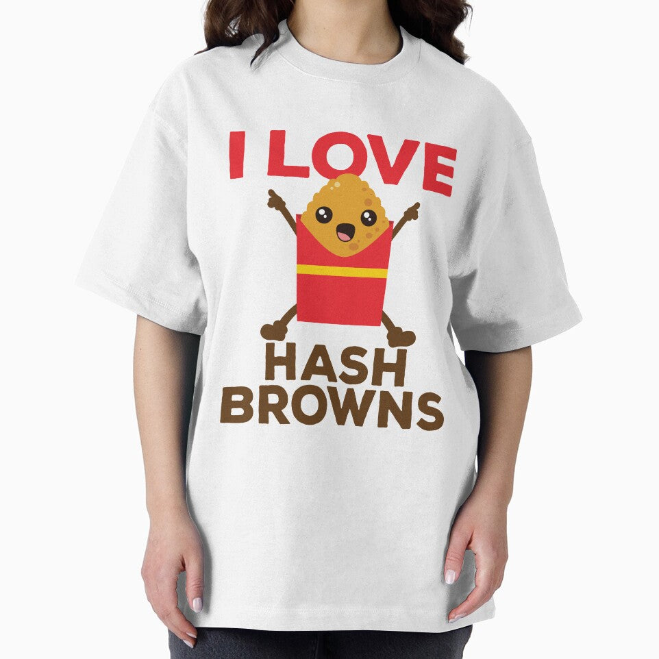 Hash Browns Shirt - I Love Hash Browns by redbehren Hoodie, Sweatshirt | BlankRebels.com (Image 2)