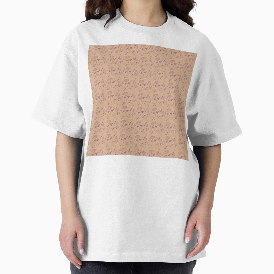 Abstract Orange Floral Pattern by antevasinart T-Shirts, Hoodie, Sweatshirt | BlankRebels.com (Image 2)