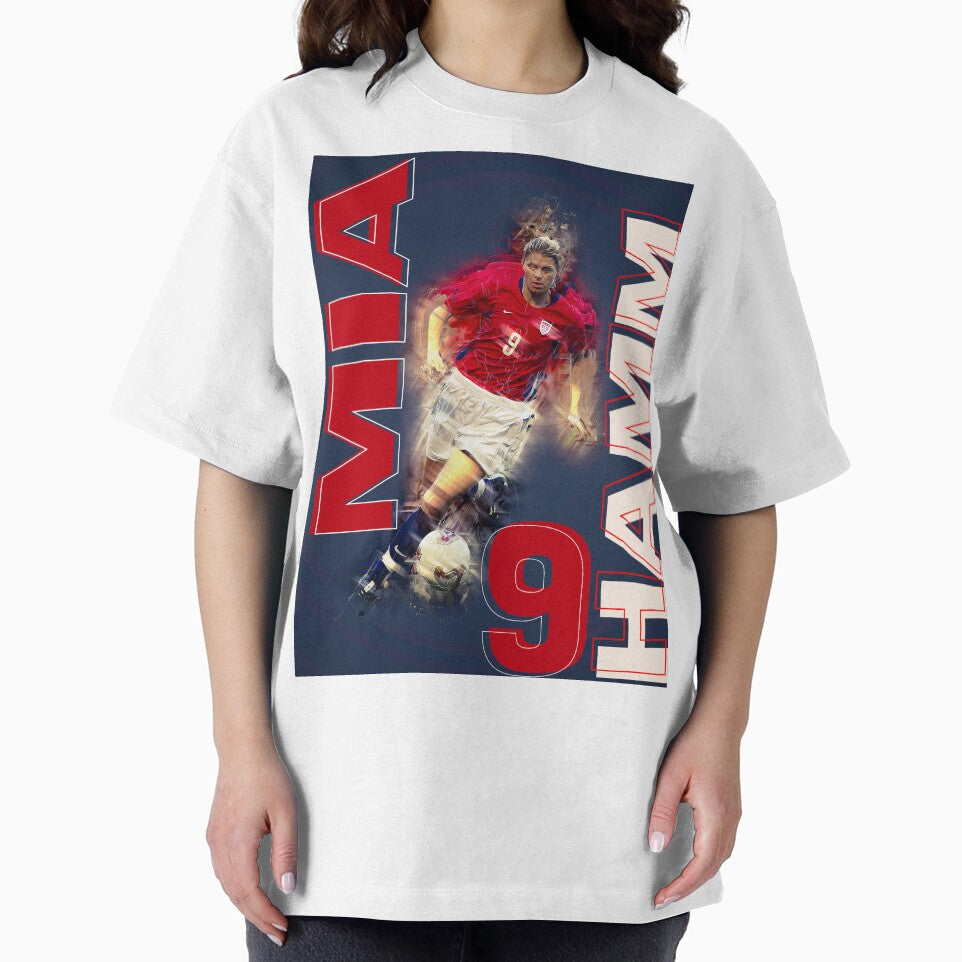 Mia Hamm Abstract Poster by graphic-genie