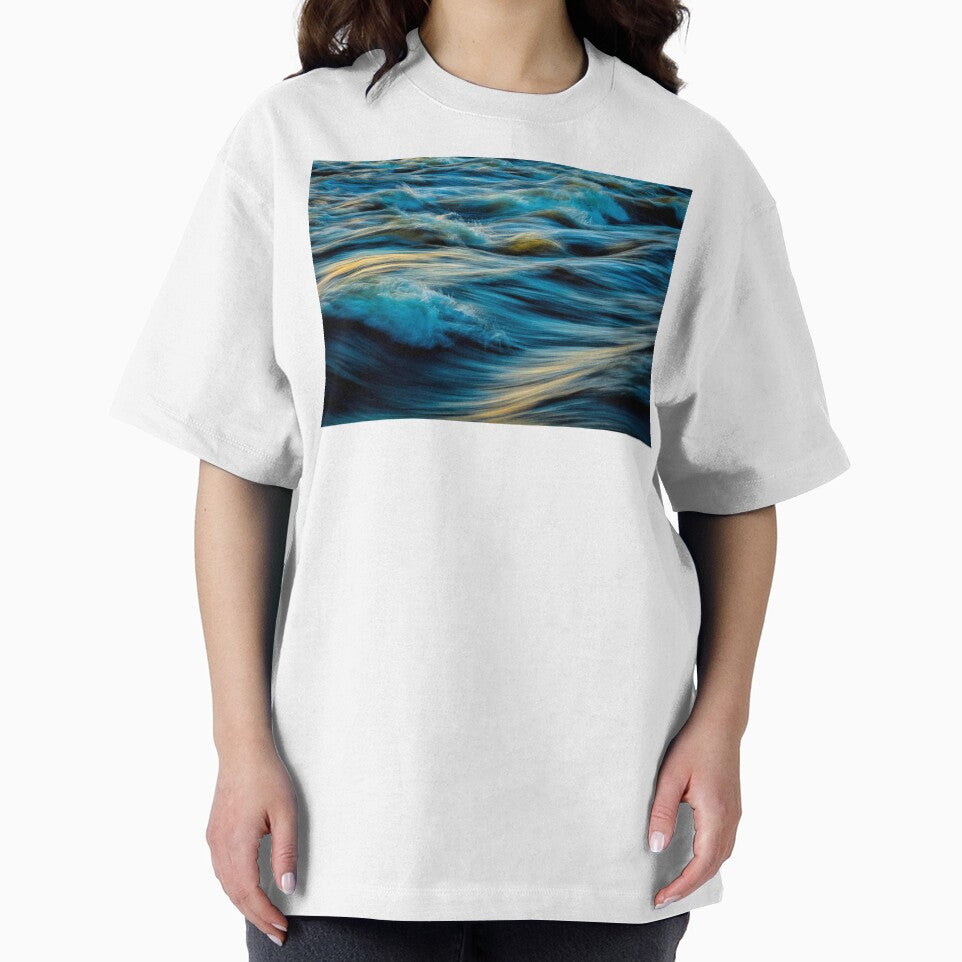 Calming Ocean Waves by thegreenclock T-Shirts, Hoodie, Sweatshirt | BlankRebels.com (Image 2)