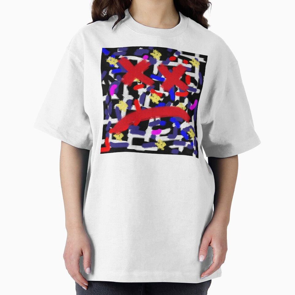 Sad Face - Abstract Colourful Design by YUNG DESIGNER T-Shirts, Hoodie, Sweatshirt | BlankRebels.com (Image 2)