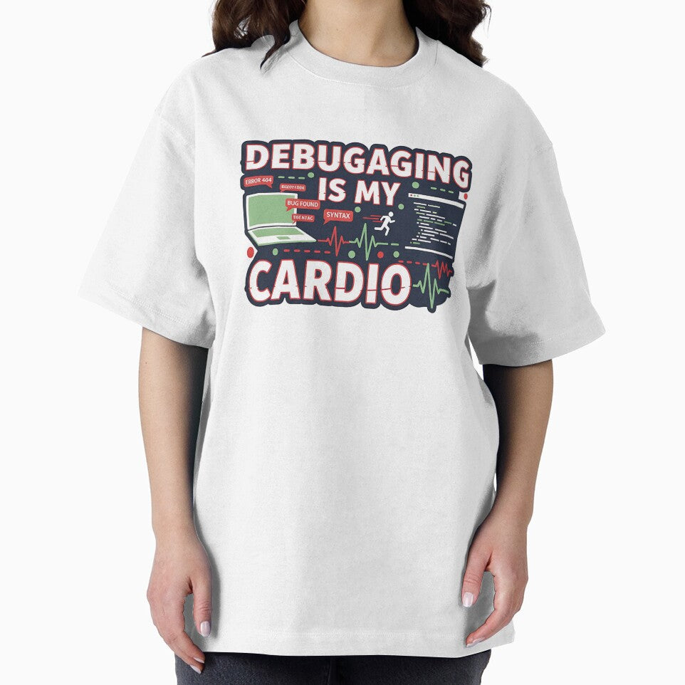 Debugging Is My Cardio – Funny Programmer T-Shirt by Muzgle Hoodie, Sweatshirt | BlankRebels.com (Image 2)