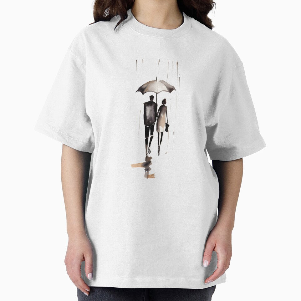 Couple in the Rain by Sketch-Shack T-Shirts, Hoodie, Sweatshirt | BlankRebels.com (Image 2)
