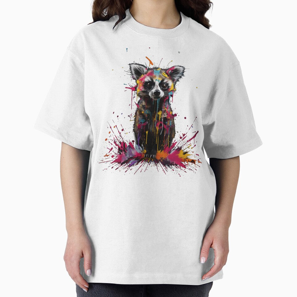 Raccoon Paint Balloon by Midsized King T-Shirts, Hoodie, Sweatshirt | BlankRebels.com (Image 2)