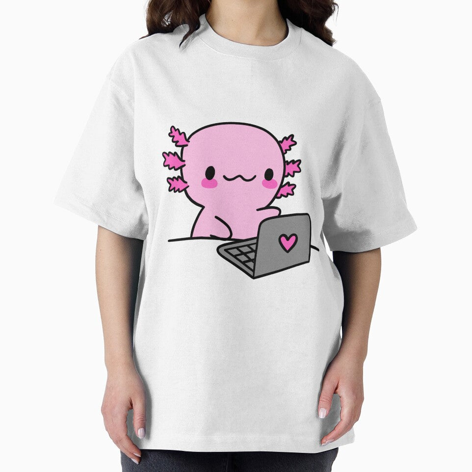 axolotl laptop by saacstix T-Shirts, Hoodie, Sweatshirt | BlankRebels.com (Image 2)
