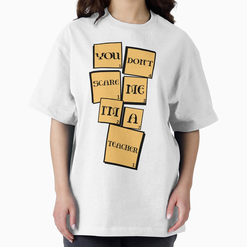 You don't scare me, i'm a Teacher by Akimatax ✯✯✯✯✯ T-Shirts, Hoodie, Sweatshirt | BlankRebels.com (Image 2)