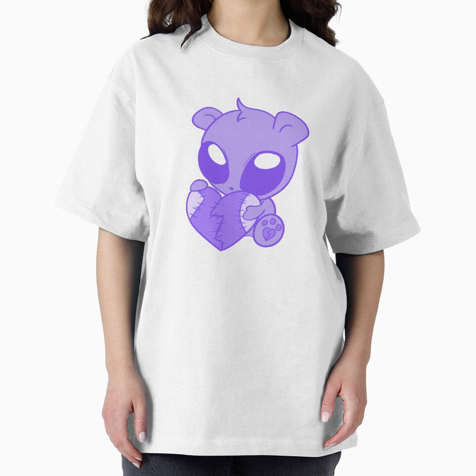 Broken Hearted Bear (purple) by gross-girl99 T-Shirts, Hoodie, Sweatshirt | BlankRebels.com (Image 2)