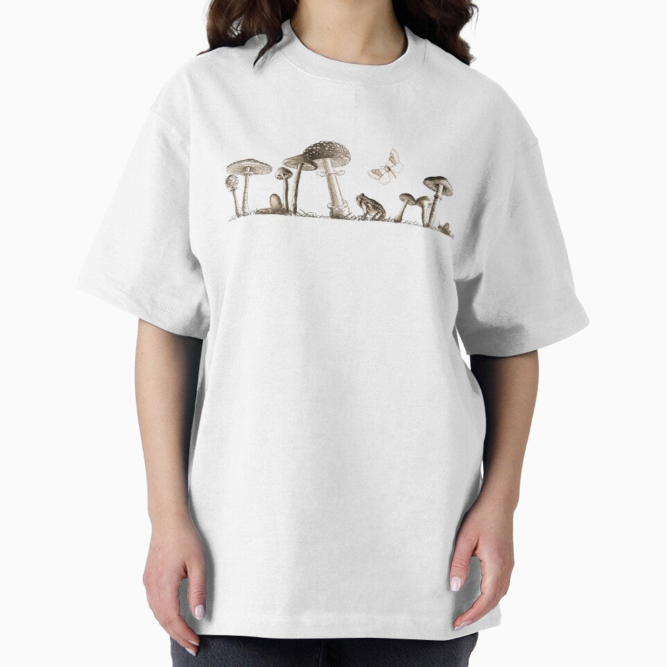 Mushroom Frog Snail Moth Forest Floor, Dark Academia by SnakeCharm T-Shirts, Hoodie, Sweatshirt | BlankRebels.com (Image 2)