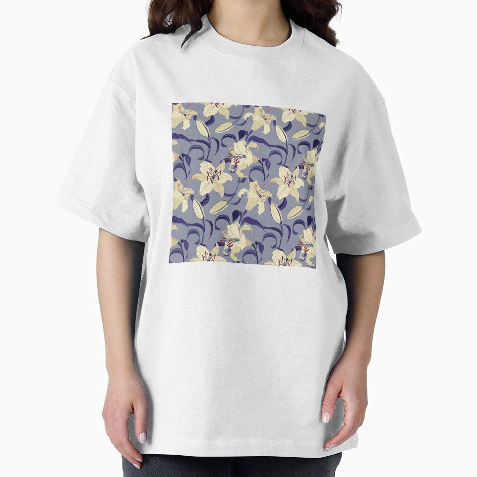 Flowy Floral Pattern by Pro-castinator T-Shirts, Hoodie, Sweatshirt | BlankRebels.com (Image 2)