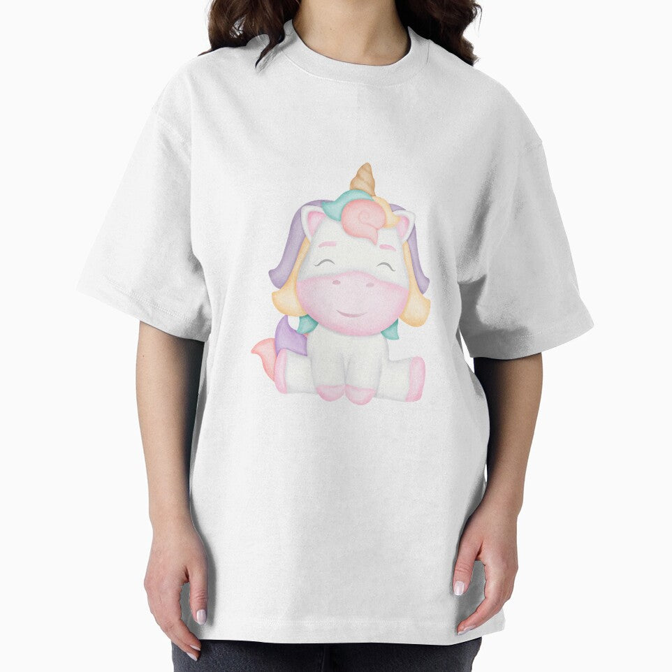 Kawaii Unicorn Smiling Rainbow Baby Pastel by Simplyy  Unique T-Shirts, Hoodie, Sweatshirt | BlankRebels.com (Image 2)