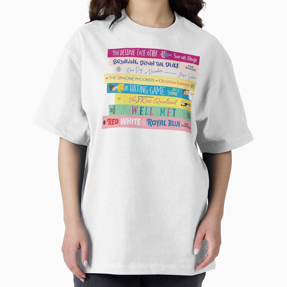 Contemporary Romance Book Stack by erinaceous T-Shirts, Hoodie, Sweatshirt | BlankRebels.com (Image 2)