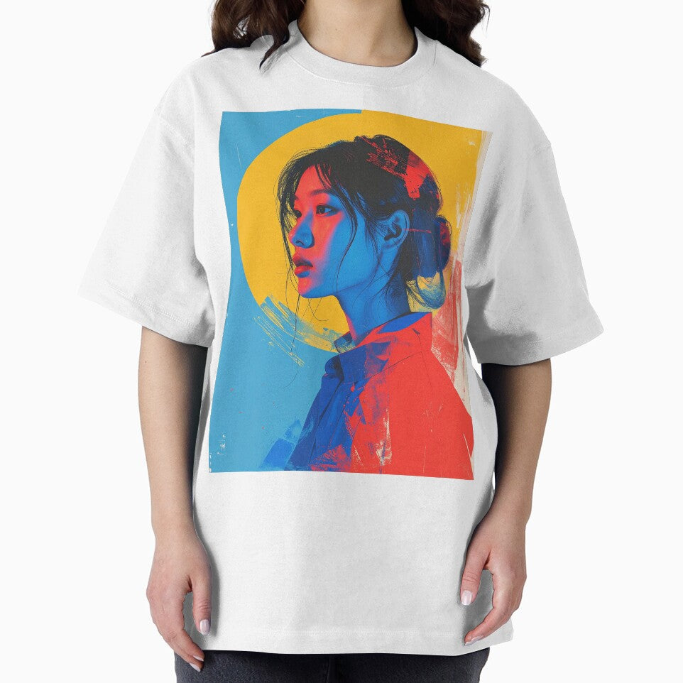 Abstract Colorful Female Portrait Pop Style by BetweenForms