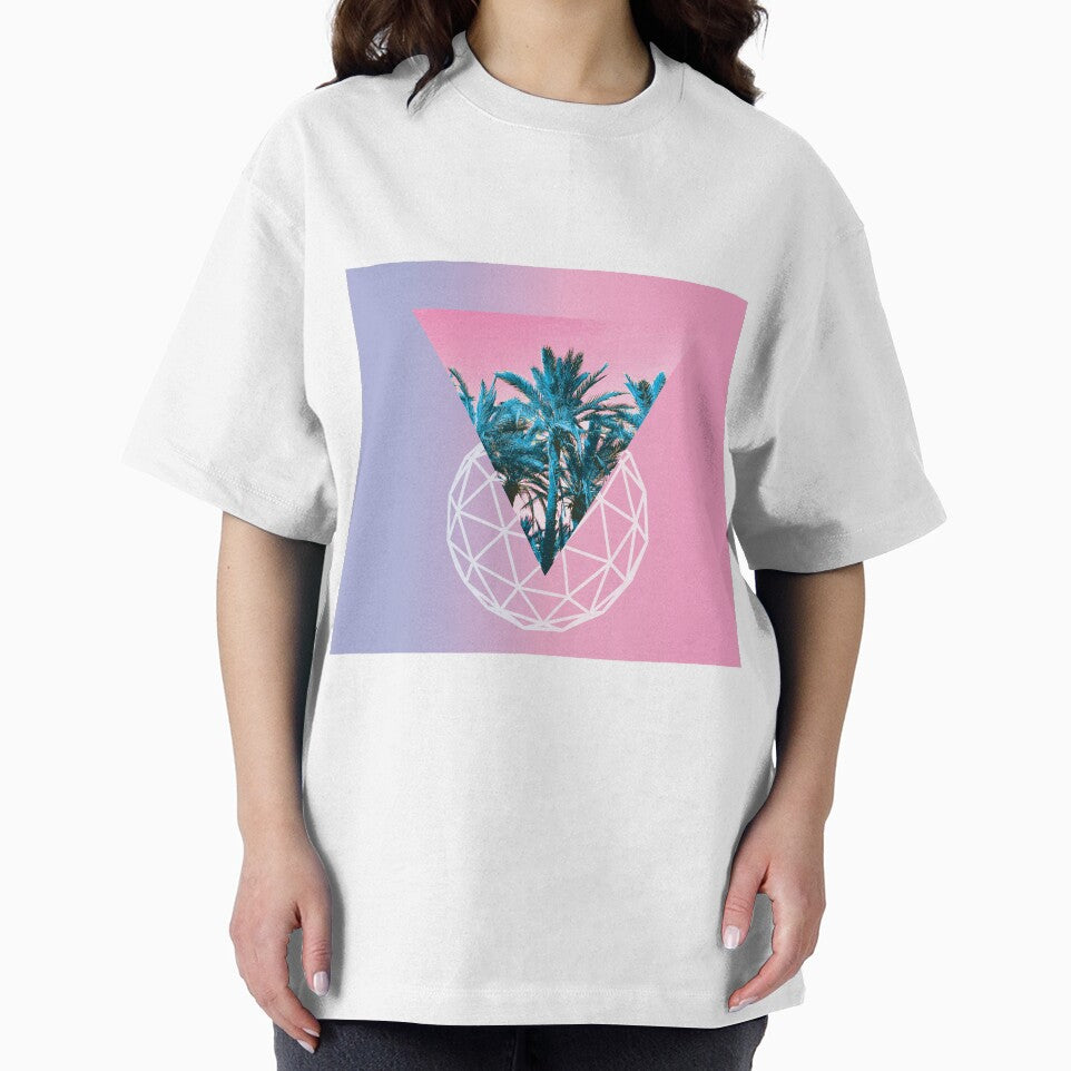 Vaporwave Palm Trees by bohoDecor T-Shirts, Hoodie, Sweatshirt | BlankRebels.com (Image 2)