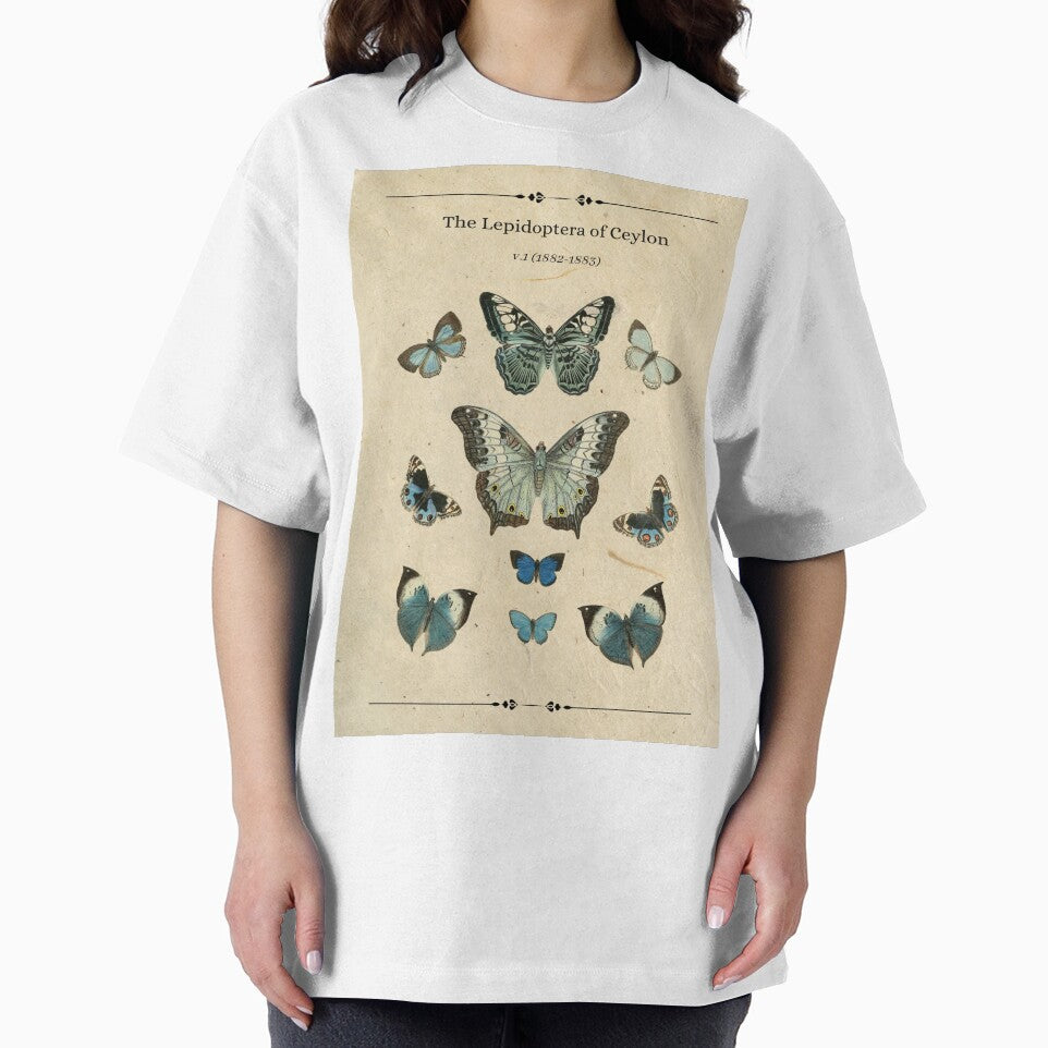 Vintage Blue Butterfly Collection by Sershni T-Shirts, Hoodie, Sweatshirt | BlankRebels.com (Image 2)