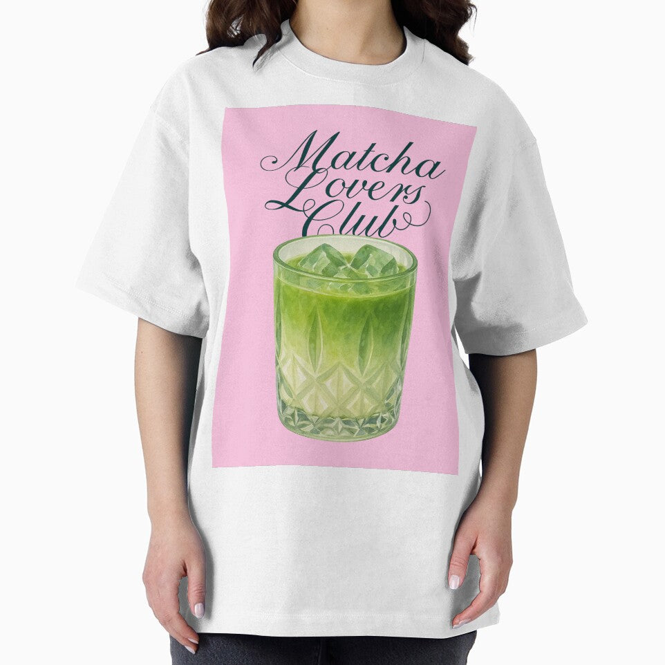 Matcha Lovers Club – Iced Green Drink Illustration by MajesticBeasts T-Shirts, Hoodie, Sweatshirt | BlankRebels.com (Image 2)