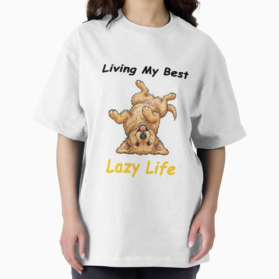 Lazy Golden Retriever Vibes – Cute Relaxed Dog by Shubenzo T-Shirts, Hoodie, Sweatshirt | BlankRebels.com (Image 2)