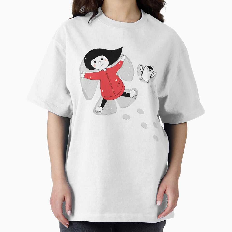 Christmas Girl Angels in the Snow by Christopher Murton T-Shirts, Hoodie, Sweatshirt | BlankRebels.com (Image 2)